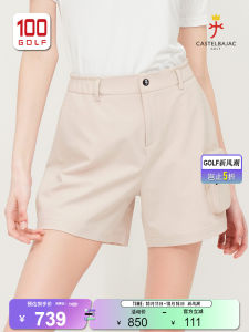 Castelbajac Golf Clothing Womens Shorts Summer Soft Comfortable Body Covering Shorts Fashion Sportswear Fitness Fans Goods
