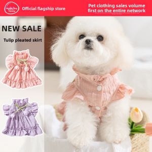 hipidog | Tulip Style Outing Dress for Small Dogs Spring/Summer