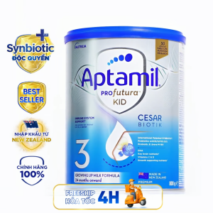 [Hỏa tốc - 0Đ] Sữa bột Aptamil Profutura Kid Cesarbiotik New Zealand số 3 - Synbiotic độc quyền dành cho bé từ 2 đến 6 tuổi