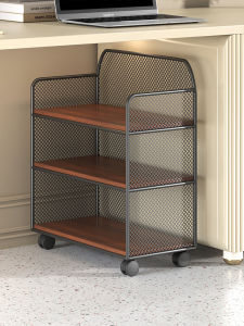MUGG | Under Table Storage Shelf with Wheels Multi-level Documents Storage Rack