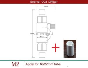 Qanvee CO2 Diffuser Atomizer System Plant Aquarium Fish Tank Reactor Shrimp Turtle Kit Accessories Akvarium Sprayer  Cylinder
