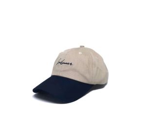 LINKSWEAR TOPI PRIA TOPI TOPI POLOCAPS TOPI BASEBALL NAVY CREAM