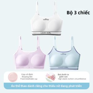 XINGSHUTING | Áo Lót Tập Cho Thiếu Nữ Không Dấu 1 Cái