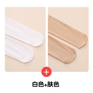 ถุงเท้าเต้นรำผ้าไหมสำหรับเด็กฤดูร้อน ถุงเท้าเนื้อบาง สีผิว ใส่ได้ทุกวัน ถุงเท้าสำหรับเด็ก ถุงเท้าเด็กผู้หญิง