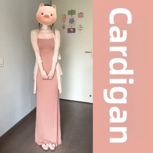 Homecore | Elegant Pink Slimming Long Dress