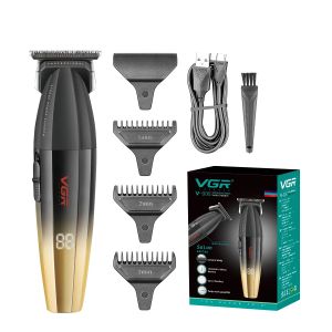 Máy Cắt Tóc Không Dây Chuyên Nghiệp VGR V-906 9000 Vòng/Phút Lưỡi Kim Loại Sạc Nhanh Điều Chỉnh Độ Dài Cho Nam Giới