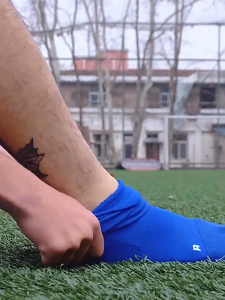 KELME Anti Slip Socks | Football Socks Mens And Womens Mid Length Anti Slip Silicone Socks Thickened Towel Bottom