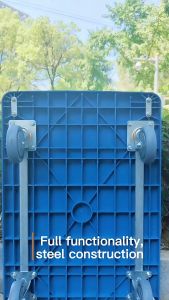 IRON Trolley Portable 1000kg Hand Truck Trolley Foldable Barang Plastic Lipat Troli Foldable Steel Beam Reinforcement Platform Hand Truck trolley