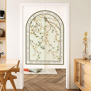 Meirenpeizi | Room Divider Curtain for Kitchen Bedroom Bathroom and Toilet - Half Curtain with No Drilling Required