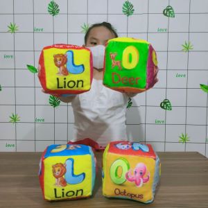 ĐỒ CHƠI XÚC XẮC KHỐI HÌNH VUI NHỘN CHO BÉ TỪ 0 - 12 THÁNG TUỔI