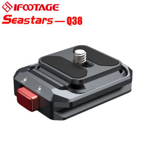 IFOOTAGE Q38 Quick Release Plate Camera Quick Release Tripod Mount Quick Release System QR Adapter for DSLR Tripod Monopod Slider Stablizer Quick Release Camera Mount Q38