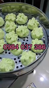 Nồi hấp 3 tầng bằng điện hấp bánh bao bánh giò size 35cm