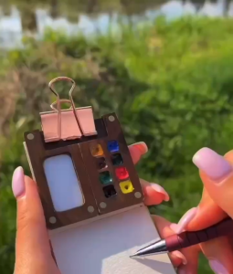 SG Childrens Travel Watercolor Painting Portable Sketching Set for kids