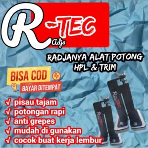 R TEC alat potong hpl - alat pemotong hpl manual pisau tajam potongan rapi anti grepes mudah di gunakan