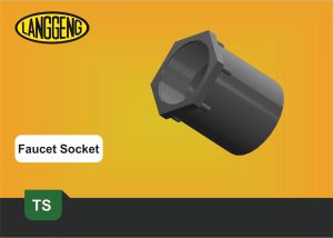 Langgeng Faucet Socket TS-D 1/2x3/4" - Fitting PVC