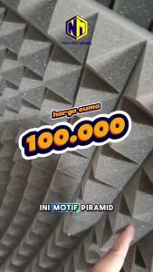 BUSA PEREDAM SUARA PYRAMID 200 x 100 x 6 cm ACCOUSTIK SOUNDPROOF FOAM STUDIO MUSIK