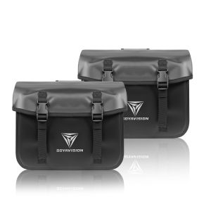 Motorcycle Side Bag 12L Rainproof Motor Saddle Bag With Inner Support Board Tail Rack Storage Luggage Bike Cycling Pannier Bags