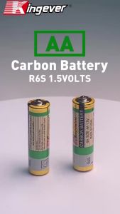 Kingever 40pcs Orignal Extra Heavy Duty Green R6S AA Battery