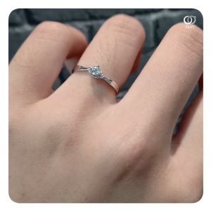 แหวนหญิงเพชรน้ำร้อย 0.07 กะรัต (GR594)