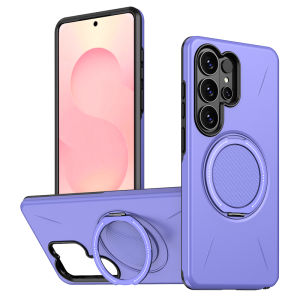 360 ° Ốp Lưng Kim Loại Từ Tính Chống Sốc Cho Samsung Galaxy S26 Ultra S25 Edge S24 FE S23 Plus - Tương Thích Với Magsafe