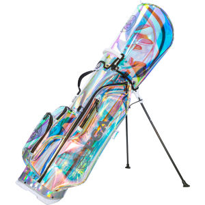 PGA | Transparent Colorful TPU Lightweight Portable Waterproof Golf Stand Bag