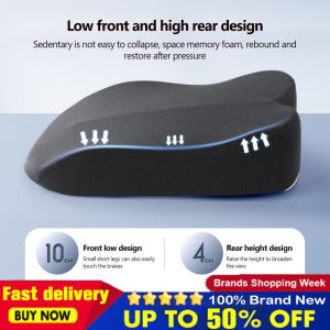 👍คุณภาพสูง👍เบาะรองเบาะนั่งนิรภัยสำหรับคนเตี้ยแผ่นรองแผ่นรองเบาะนั่งเบาะนั่งในรถสำหรับผู้ใหญ่ความสูงโฟมจำรูปเบาะรองเสริมสำหรับรถ