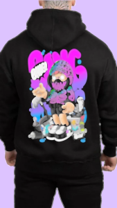 hoodie pria gambar donald duck RasaCloting sablon triplethree bang