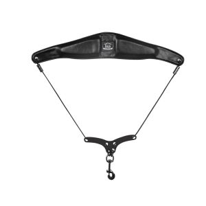 IRIN | Saxophone Neck Strap with Gold Buckle–Breathable PU Leather Comfort Strap for Sax Adjustable & Non-Slip Hook for All Saxophones