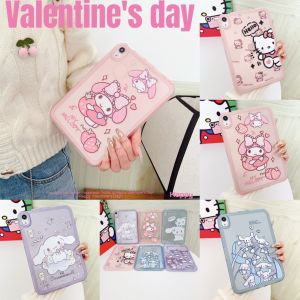 เคส Cinnamo Kuromi สำหรับซัมซุงกาแล็กซีแท็บ A7 A9 A9 A8 + S6 Lite S9FE S9 S10FE 5G SM-T225 X110 X210 X710 X510 X520 10.4 10.5นิ้วแท็บเล็ต11.0นิ้วน่ารัก TPU อ่อนลายการ์ตูนเมโลดี้ฝาหลัง