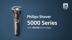 Philips | Shaver 5000 | Alat Cukur Electric Kumis dan Jenggot Pria | Cukur Cepat Tanpa Luka Baret dengan SKIN IQ Teknologi | S5898/17