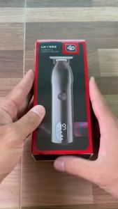 Barber Hair Trimmer Wireless Charging Electric LCD Display Salon Razor Hairdressing Grooming Clipper