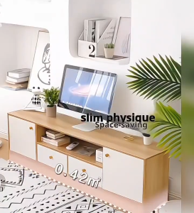 TV Cabinet Furniture Modern TV Rack Table with Cabinet Suitable for Modern Minimalist Living Room