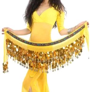 Adult Belly Dance Multi Color Chiffon Belly Hip Scarf Costume for Belly Dancing Props