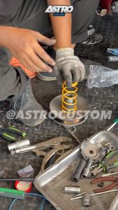 Full Spek CVT Upgrade Fazzio 125 Astro Racing Bertenaga Paket Kirian