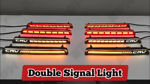 Honda CR-V CRV (2023-2025) Rear Bumper LED Reflector Rear Fog Lamp Running Brake Light Sequential Signal Light DRL Lamps 2023 2024 2025 V1 V2