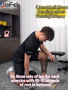 【Ready Stock】8 In 1 Dumbbells Pair Detachable 15~45kg Dumbbell Set PVC Gym Equipment（Free Gloves）