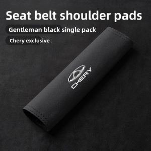 Anti-Chafe Shoulder Pads for Seat Belts Faux Suede Universal