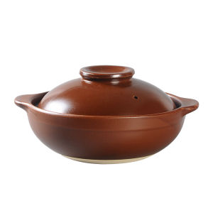 High Temperature Resistant Ceramic Sand Pot for Rice Noodles Commercial Use Gas Stove Non-Crack Stove Top Cooking Utensils