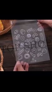 TOP SHOP 100Pcs Bread Plastic Bag Bread Packaging Bags For Packaging Cookie Doughnut Pastry Toast Banana DIY Baking Wrapping Bags