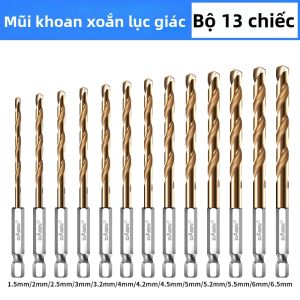 DAIENGONGJU | Bộ Đục Khoan Thép Không Gỉ Cứng Cao và Mạnh