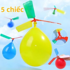 Bộ Đồ Chơi Trực Thăng Bay Bằng Bóng Bay Tự Làm Cho Trẻ Em 5 Món Kèm Còi Bộ Bóng Bay Bay Ngoài Trời Trang Trí Tiệc Sinh Nhật Quà Tặng Thể Thao Vui Nhộn