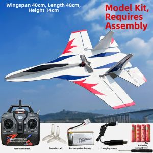 Brushless Self-assembly RC Fighter Fixed-wing Glider Toy