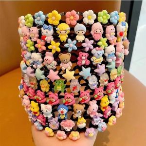 เด็กผ้าโพกศรีษะใหม่ การ์ตู้ผมลายการ์ตูนสำหรับเด็กผู้หญิง ที่คาดผมสำหรับเด็ก ที่คาดผมลายการ์ตูนแฟชั่นใหม่สำหรับเครื่องประดับผม