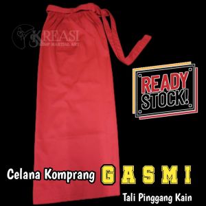 Celana Silat Gasmi - Celana Gasmi tali pinggang kain