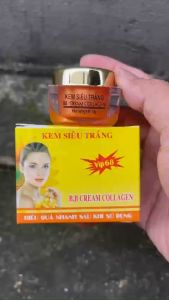 Kem Siêu Trắng Da Linh Chi Vàng Vip 15g