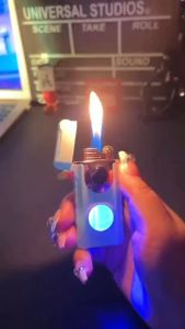 Mô Hình Sưu Tầm Kim Loại Lộ Thiên HN 617 Có Đèn Led 2 Chế Độ ( Có Hộp )