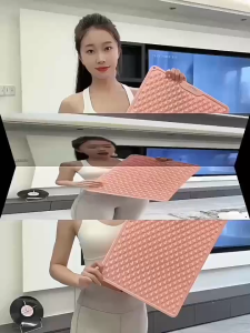 Silicone finger pressure board for jogging traditional Chinese medicine foot massage indoor mat thickened foot sole meridians for running use