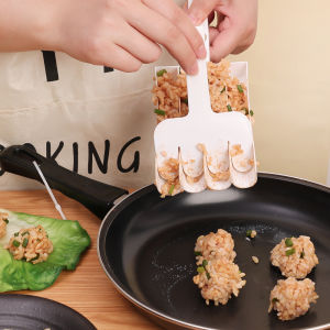 【Free Shipping】Convenient Meatball Maker Useful Plastic Fish Beaf Meat Balls Meatballer Spoon Scoop