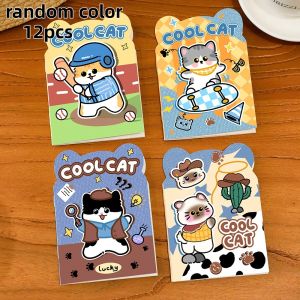 Adorable Kitten Shaped Lined Notepad for Kids Elementary School Learning Supplies Cute Stationery Gift & Memo Book