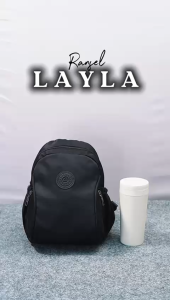 AOLONG LAYLA 5097# - Tas Ransel Wanita Multifungsi Ransel Terbaru Bahan Parasut Glossy